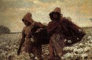 Winslow Homer Mining women s cotton USA oil painting artist